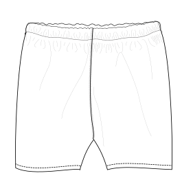 Patron ropa, Fashion sewing pattern, molde confeccion, patronesymoldes.com Short pajama  9000 BOYS Underwear